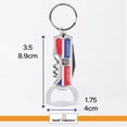 thumbnail image 5 of SandT Collection Multifunctional Bottle Opener Metal Keychain Corkscrew Keychains for Adult-Set of 3, 5 of 6