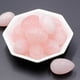 thumbnail image 1 of Xiao Hua 10 huevos de Pascua de piedra natural rosa de 30 mm, decoración de piedra natural no porosa, accesorios decorativos hechos a mano., 1 of 5