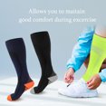 thumbnail image 3 of Buankoxy Compression Socks for Women and Men Support Sport Socks for Running,Athletic,4 Pairs,20-30 mmhg,L/XL Style C, 3 of 6