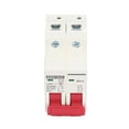 Circuit Breaker 2P Low Voltage 6000A Breaking Capacity DIN Rail Mount