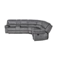 thumbnail image 4 of Lexicon Plywood Muirfield Reclining Sectional Sofa with LSF Love Seat, Gray, 4 of 9
