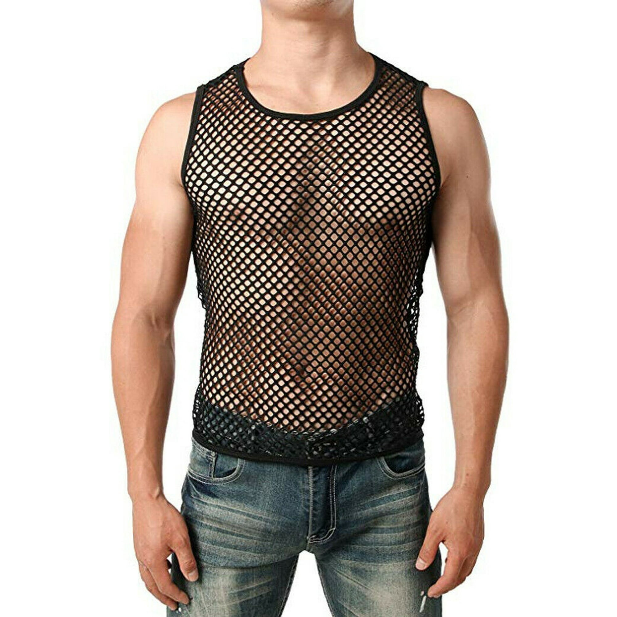 cream Timely Abbreviate Men's Mesh Sheer T-shirt Gym Training Tank Top Sexy Fish Net Muscle Tee Vest | Walmart Canada cream Timely Abbreviate Men's Mesh Sheer T-shirt Gym Training Tank Top Sexy Fish Net Muscle Tee Vest | Walmart Canada