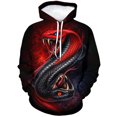 thumbnail image 2 of Rebaike Yin Yang Inspired Dual Snake Hoodie Unisex Gothic Streetwear Red Black Serpent Graphic Pullover Sweatshirt Dark Aesthetic Balance Fire Ice Fantasy 3D Print Hoodie, 2 of 8