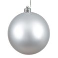 thumbnail image 1 of Vickerman Boule de Noël Mate Argentée 10 Pouces, 1 of 2