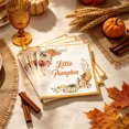 thumbnail image 4 of WWC 120 pcs Fall Tableware Set, Pumpkin and Rose Disposable Paper Napkins for 120 Guests, Thanksgiving Decor for Party Gatherings Supplies, 4 of 6