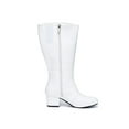 thumbnail image 4 of Danz N Motion Parade Boots Womens Dolly 2" Heel Knee High Black 531, 4 of 6
