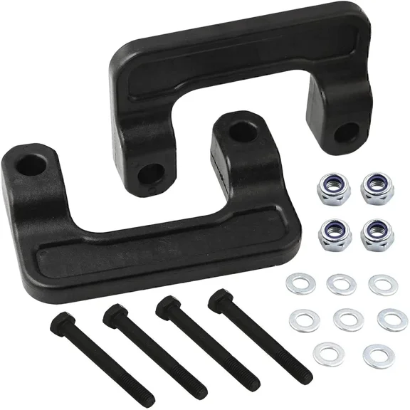 2 Inch Front Suspension Lift Leveling Kit Compatible with 2007-2020 Chevy Silverado GMC Sierra 1500, Tahoe, Suburban, Avalanche - Strut Spacer Leveling Kit
