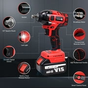 iMeshbean 21V, 1/2 Cordless Impact Wrench 4Ah, 2500 RPM