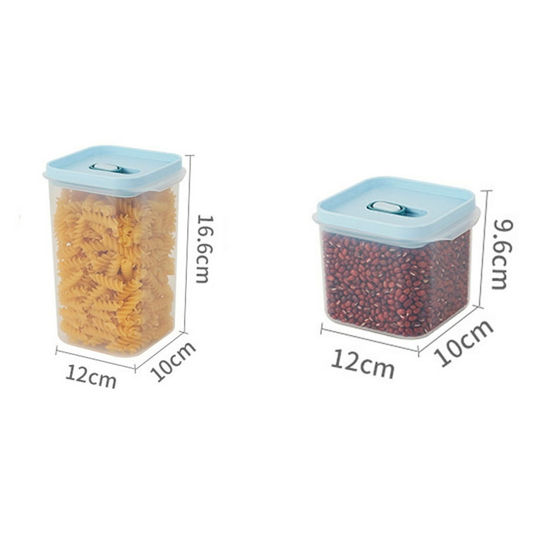 Travelwant 1/4Pcs Airtight Food Storage Containers Set with Lids, BPA Free  Plastic Dry Food Canisters for Kitchen Pantry Organization and Storage