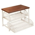 thumbnail image 5 of Coffee Station Organizer Counter Shelf Storage Rack Wooden Iron Material for Kitchen Coffee Bar Pantry, 5 of 9