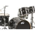 thumbnail image 4 of DW SSC Collectors Series 4-Piece Finish Ply Shell Pack With 22" Bass Drum Black Velvet Chrome Hardware, 4 of 4