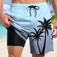 thumbnail image 1 of WILLBEST Pantalones Cortos para Hombre, Pantalones Cortos de Baño para Hombre, Pantalones Cortos de Playa, Ligeros, Cómodos, Informales, Diseño Degradado de Verano para Nadar y Surfear Al Aire Libre., 1 of 3