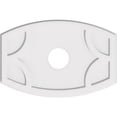 thumbnail image 1 of Ekena Millwork CMP28X18KY-05000 5 in. ID x 15 in. Rectangle Kailey Architectural Grade PVC Contemporary Ceiling Medallion, 1 of 1