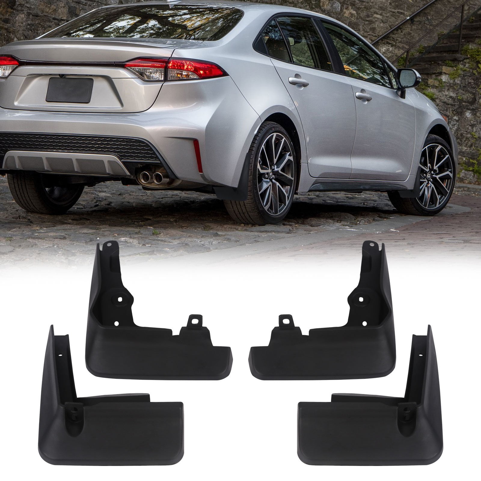 Xotic Tech For Toyota Corolla E210 20202021 Front & Rear Mud Flaps