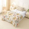 thumbnail image 2 of Erosebridal Kawaii Capybara Twin Comforter Sets 3-Piece For Boys Girls,Kids Chic Floral Flowers Bedding Set,Super Cozy Room Decor, 2 of 6
