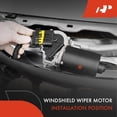 thumbnail image 2 of A-Premium Front Windshield Wiper Motor Compatible with Hyundai ix35 2015, Tucson 2010-2017, Sport Utility, 5-Pin, Replace# 981102S000, 2 of 6