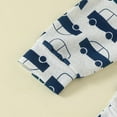thumbnail image 5 of WOYY Infant Boys Outfits Tractor Car Print Long Sleeve Sweatshirt Pants Set, Sizes 18-24M, 5 of 8