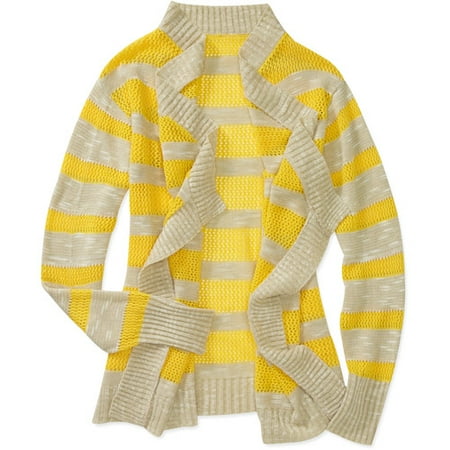 Womens Lightweight Striped Cardigan