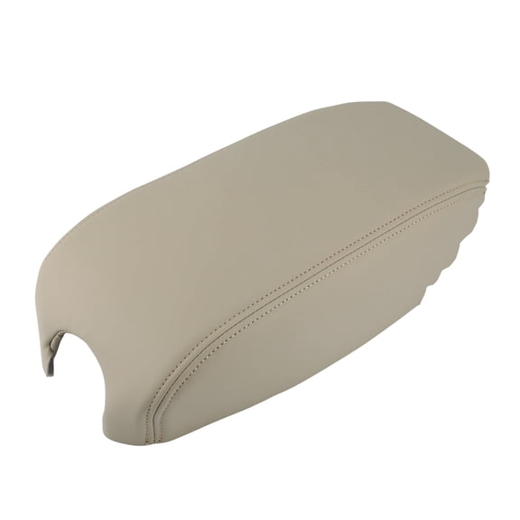 Unique Bargains 1pcs for Cadillac SRX 2010-2016 Center Console Armrest Cover Replacement Trim Beige Microfiber Leather Adhesive Type