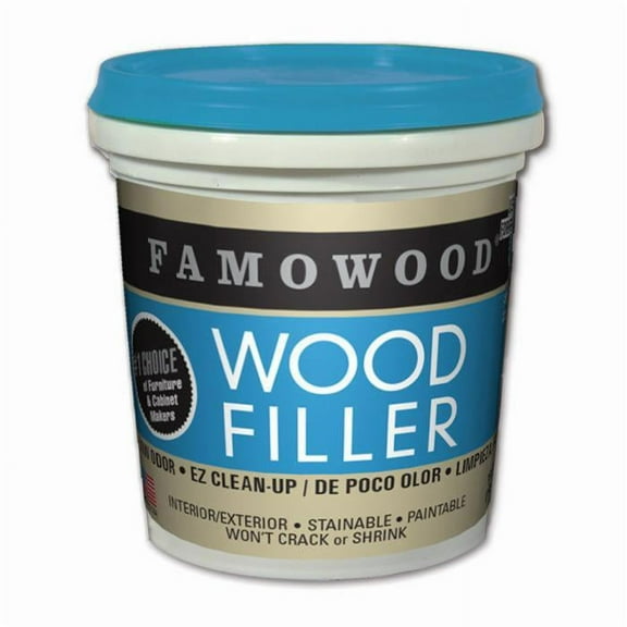 12-Pack of 1/4 pt Eclectic 40042118 Fir / Maple Famowood Water-Based Latex Wood Filler
