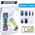 thumbnail image 2 of Digital Battery Tester Battery LCD Display Capacitance ABS Portable Diagnostic Universal Tool Check AAA AA 9V/1.5V Button Tester ,Accurate Testing, 2 of 7