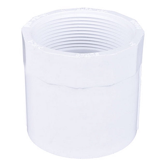 adaptador hembra de 2 pulgadas blanco dura