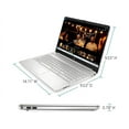 thumbnail image 3 of HP Laptop Touchscreen Computer, 15.6" FHD IPS Display, Intel Core i7-1255U, 32GB RAM, 1TB SSD, Intel Iris Xe Graphics, Numeric Keypad, Wi-Fi, Bluetooth, Media Card Reader, Windows 11 Home in S Mode, 3 of 7