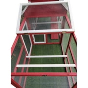 Chicken Coop Outlet Large 102 Wood Backyard Hen House Nesting Box & Run & Cleaning Tray