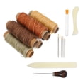 thumbnail image 4 of KAKOWELY sewing awl 1 Set Of Diy Leather Crafting Kit Precision Cutting Tools For Leatherworking Hand Sewing Leather Sewing Tool Set Diy Bookbinding Crafts Kit Diy Sewing Tools, 4 of 4