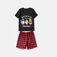 thumbnail image 3 of Pijamas familiares a juego de Navidad, conjuntos de Pijamas cortos negros y rojos, My Gnomies, en julio, 3 of 3
