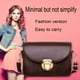 thumbnail image 3 of Bolso bandolera para mujer Bolso de hombro pequeño de moda de cuero (marrón oscuro) Tmvgtek Oficina Multiescena Multifunción, 3 of 9