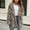 Khaki#1, variant on LEAVINGSUO Women's Fluffy Winter Coat Fashion Trend,Womens Ladies Warm Faux Furry Long Coat Jacket Winter Solid Turn Down Collar Outerwear Green S