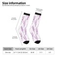 thumbnail image 2 of Balery Lavender Flowers Calcetas Largas con Estampado para Hombre y Mujer – Suaves y Transpirables, Talla Única (US 5-11), 2 of 6