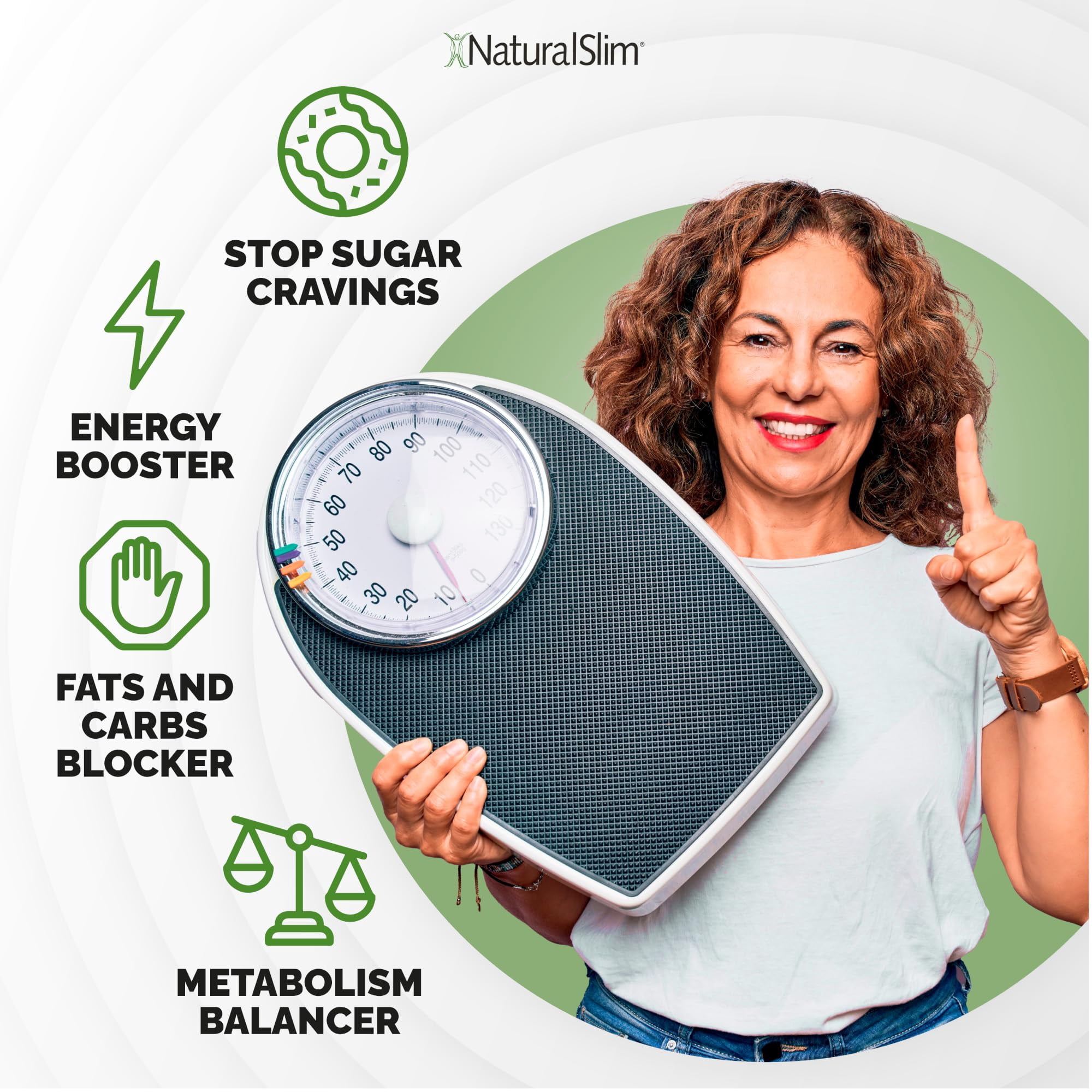 NaturalSlim Crave Control - Appetite Suppressant Pills, 180 Capsules