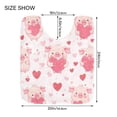 thumbnail image 2 of 2 Piece Soft Bathroom Rug Set Pink Cute Pigs Bath Mat and U-Shaped Toilet Contour Rug (16"x24"+20"x24"), 2 of 5