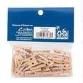 thumbnail image 2 of Hello Hobby Mini Wooden Clothespins, 50-Pack, 2 of 5