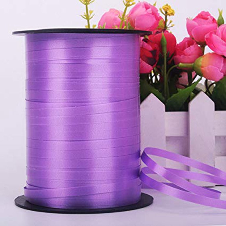 Jygee 250yard/Roll balloon curling string ribbon Colored Wedding Party Gift  Decor belt purple 