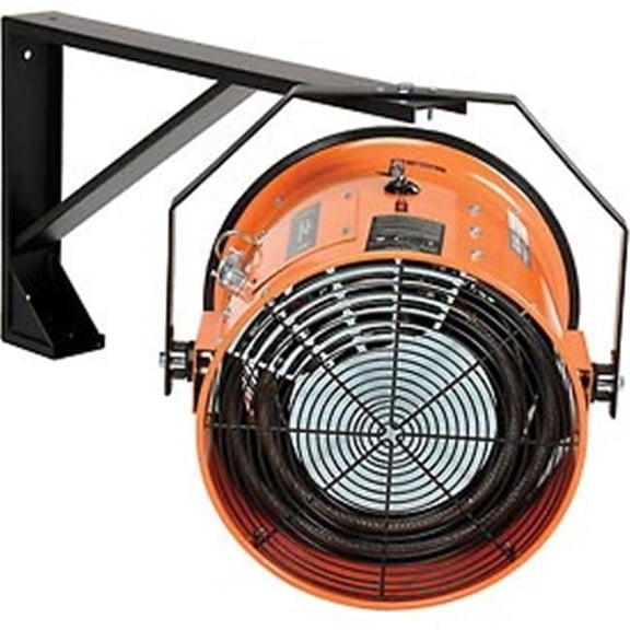 Salamander Heater Electric Wall Mount Fan Forced - Orange