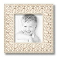 thumbnail image 2 of ArtToFrames 8" x 8" Cream Picture Frame, 8x8 inch Wood Poster Frame (WOM-5086), 2 of 7