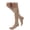 Sigvaris-504CL1O77, variant on Sigvaris Specialty 504 Rubber Series 40-50 mmHg Open Toe Knee High Compression Stockings Beige M4 Full Long