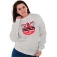 thumbnail image 4 of Auto Shop Funny Mechanic Fix It Humor Unisex Plus Fleece Graphic Sweatshirt Brisco Brands 2X, 4 of 5