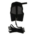 thumbnail image 1 of Rabbit Guinea Pig Rat Ferret Breathable Mesh Vest Harness Leash Walking Black S, 1 of 3