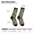 thumbnail image 2 of KLL Alcohol Bottles Print Cool Socks Men's Women's Crew Socks Funny Crazy Novelty Stockings, 2 of 6