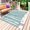Multicolor, variant on Aqua Tree Trunk Outdoor Rug 6x9 Ft - Reversible Patio Rug Outdoor Camping Rugs, Farmhouse Forest Snow Watercolor Washable Indoor Outdoor Area Rugs, Non-Slip Outdoor Carpet Runner for Deck/Porch