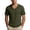 Army Green, variant on Mens Shirts Summer V-Neck Corduroy Pullover Tops Loose Casual Short Sleeve T-Shirts Plus Size Men Clothing Navy XL