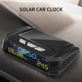 thumbnail image 4 of Car Solar Digital Clock With Lcd Time Date In-car Temperature Display For Outdoor Personal Car Part, 4 of 5
