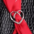 thumbnail image 4 of Bangcool Scarf Clip Fashion Rhinestone Heart Shape All-match Scarf Ring Scarf Buckle, 4 of 6