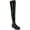Black Patent, variant on Sam Edelman Cosette Black Patent Squared Toe Block Heel Over Knee Fashion Boots (Black, 9.5)