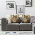thumbnail image 3 of COMIO  Vintage Owl Throw Pillow Covers Forest Bird Outdoor Spring Summer Green Leaves Hydrangea Butterfly Pillow Cushion Case Cover Home Sofa Couch Decor Pillowcase 2pc, 3 of 6