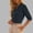Navy, variant on Dressy Tops for Women Business Casual Tops Summer Work Blouses 3/4 Sleeve Button Down Shirts Trendy 2026